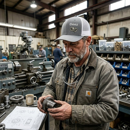 GritGear Cap – Gorra Snapback Trabajo Duro
