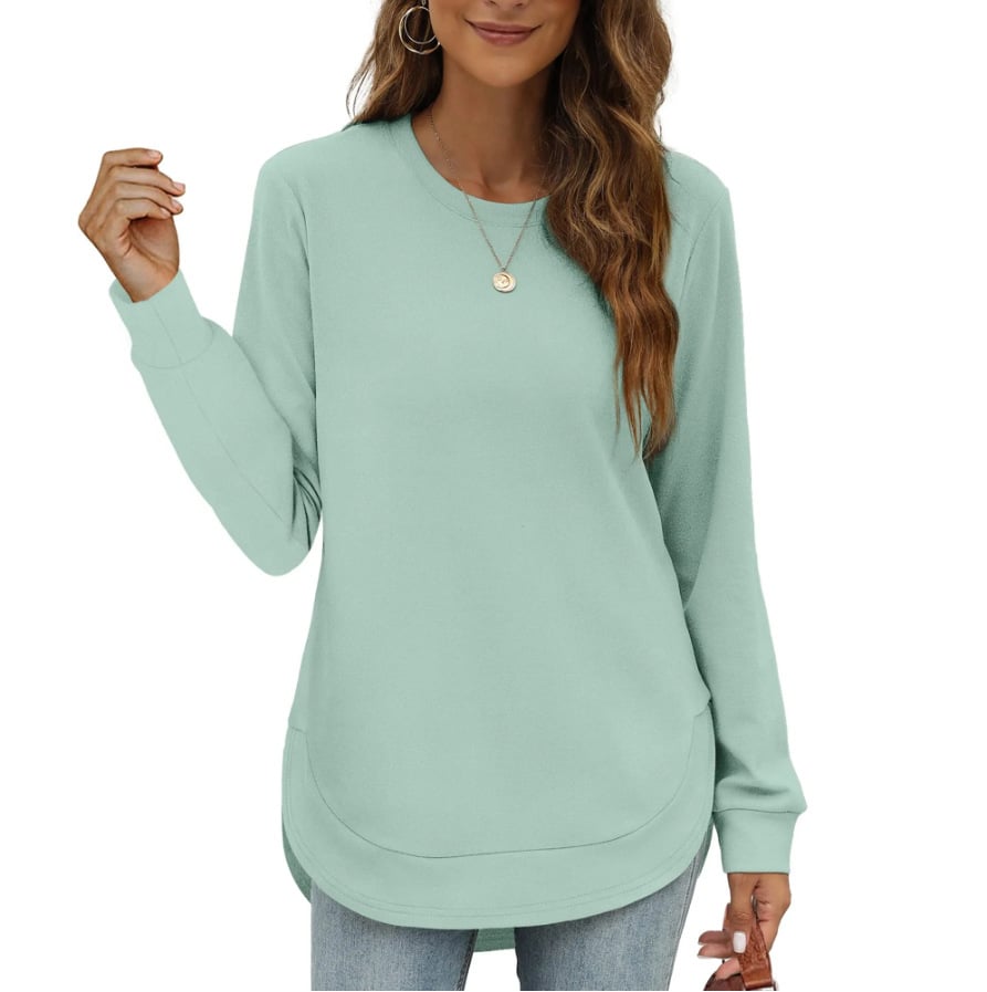 CurveFit – Weiches Crewneck-Sweatshirt für ganztägigen Tragekomfort