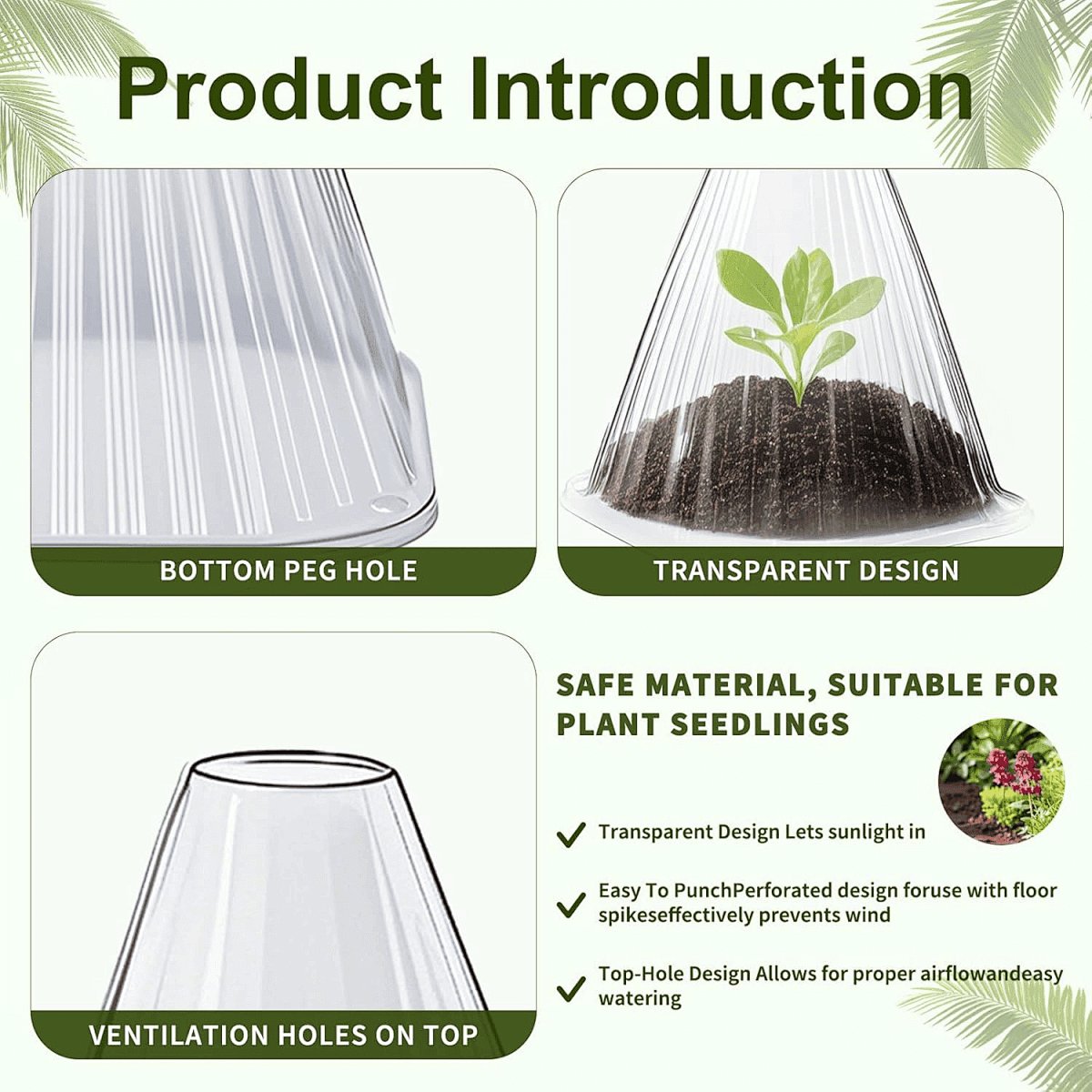 EcoBloom – Cubiertas Reutilizables para Plantas de Invernadero