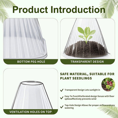EcoBloom – Cubiertas Reutilizables para Plantas de Invernadero