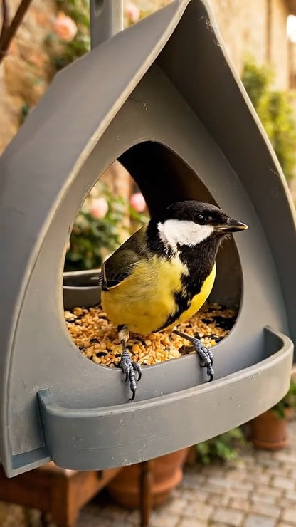 BirdBloom – Fenster-Vogelfutterstation