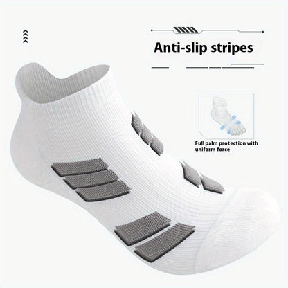 StrideGuard - Calcetines deportivos invisibles con soporte para el arco y el talón