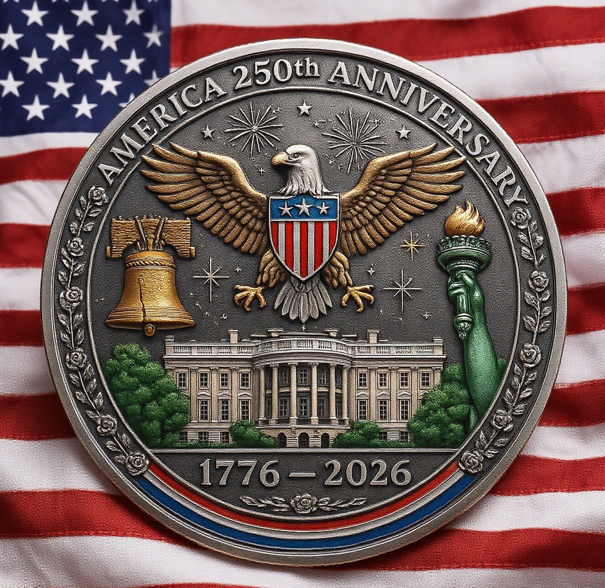 UnityCoin – Gedenkmedaille „America 250“