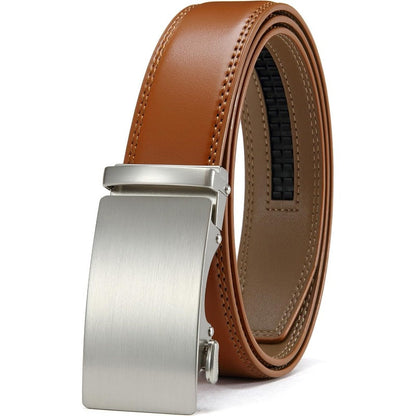 FlexFit – Cinturón de cuero con hebilla de carraca y microajuste