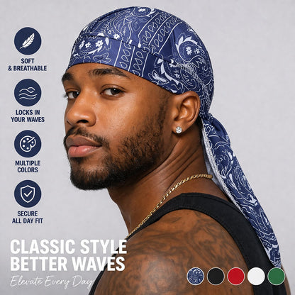 RoyalWave – Durag con diseño de Cachemira