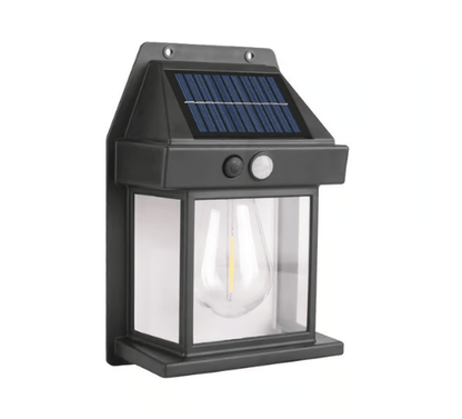 EdisonGlow – Lámpara de pared solar con sensor de movimiento