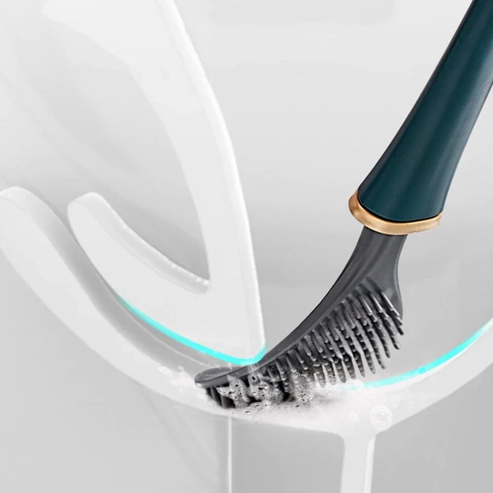 CleanFlow – Flexibles Silikon-Toilettenbürsten-Set