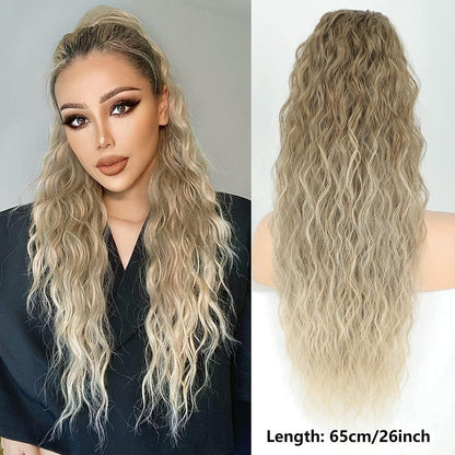 SilkiPony – Extensión de Cola de Caballo de Cabello Natural
