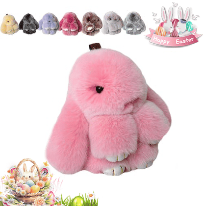 HopCharm – Llavero de peluche con conejito adorable