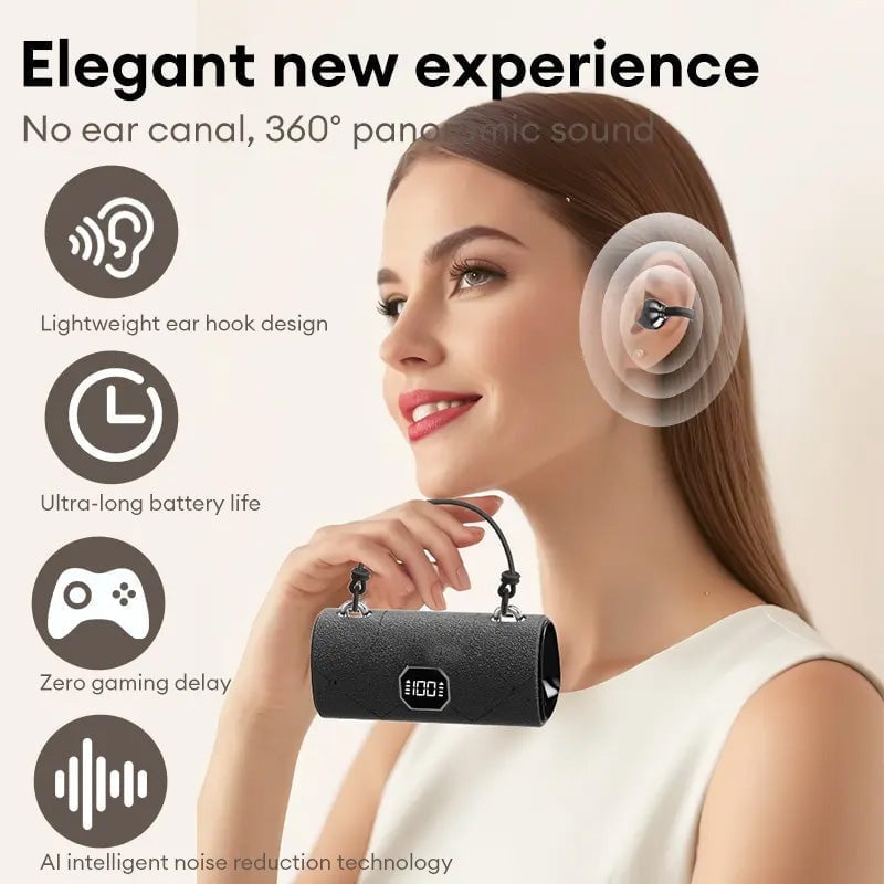 AuraClip: auriculares de clip para moda con ajuste seguro
