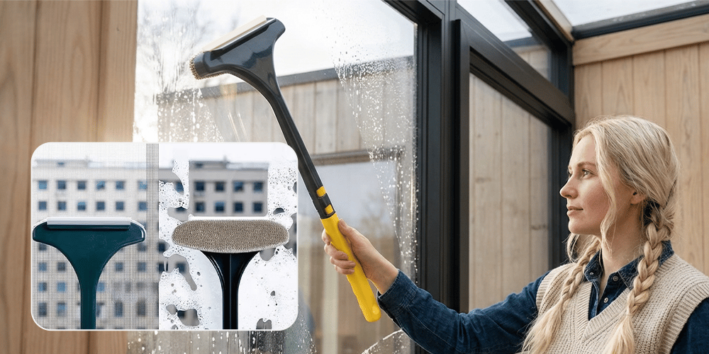 ScreenEase – 2-in-1 Fenster-Reinigungsbürsten-Set