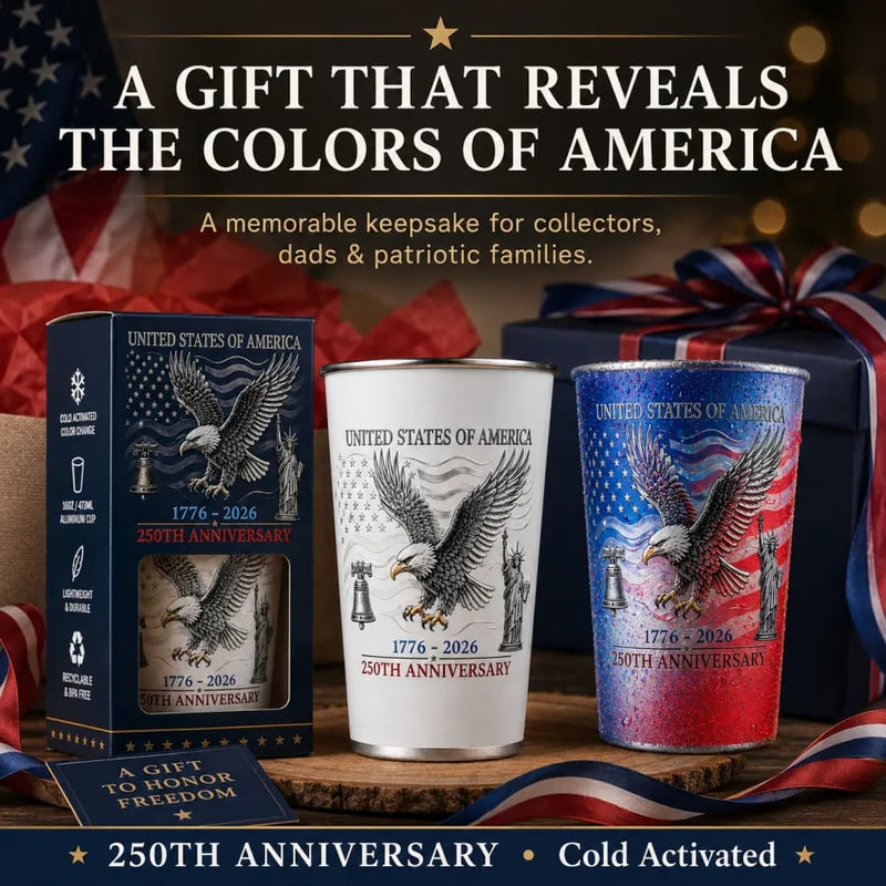 LibertyChill – Vaso patriótico que cambia de color por arte de magia