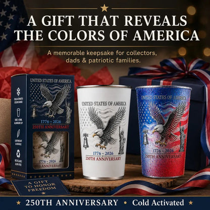 LibertyChill – Vaso patriótico que cambia de color por arte de magia