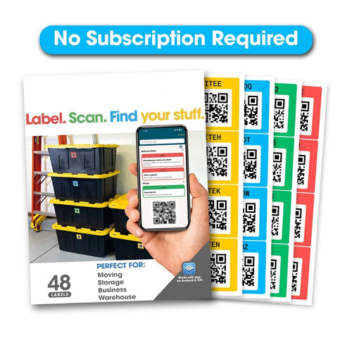 TrackTag - Etiquetas QR inteligentes para almacenamiento e inventario