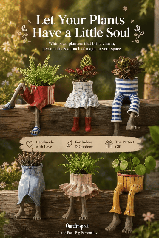 SproutBuddy - Macetero decorativo con patas colgantes