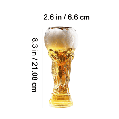 ChampChug – Fußballpokal aus Glas