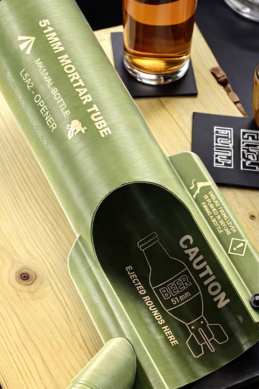 BottleCannon Elite – Lanzador Novedoso de Tapas