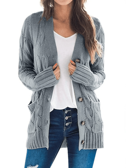 Velora – Cárdigan elegante con botones