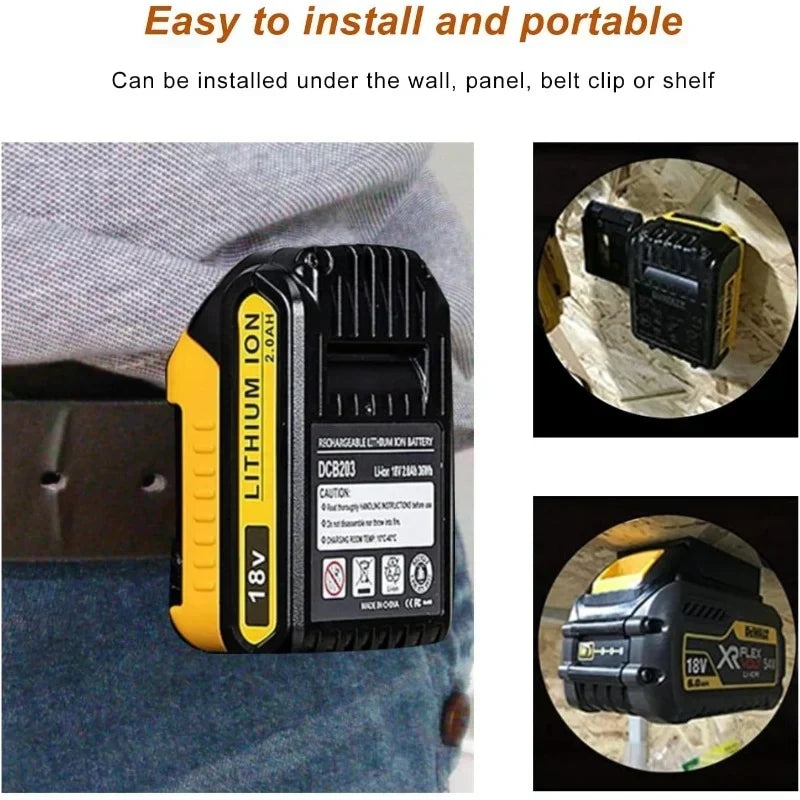 VoltRack – Kit de montaje en pared para 20 herramientas y baterías