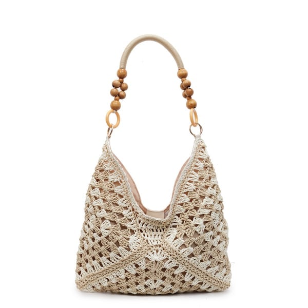 PalmAura - Bolso de Hombro de Paja