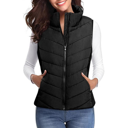Warmora – Ärmellose Slim-Fit-Winterweste