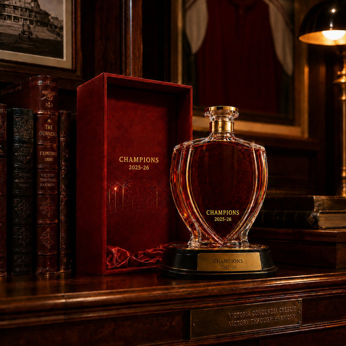 GunnerGlory - Decantador de whisky de campeones
