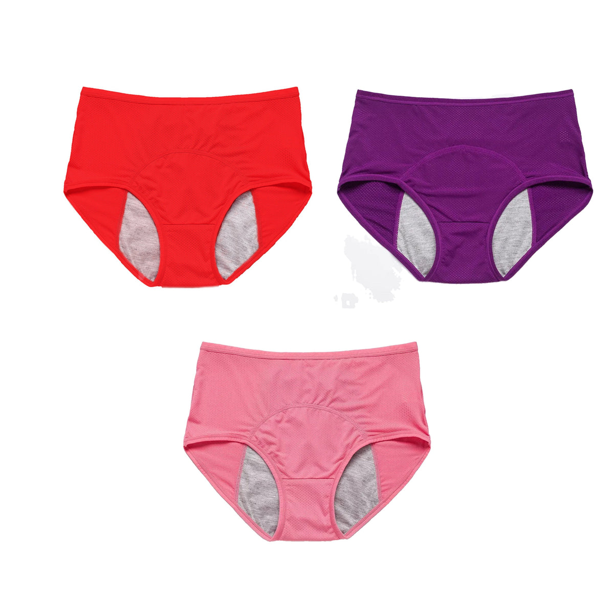 PureWear – Bragas menstruales de cintura alta a prueba de fugas