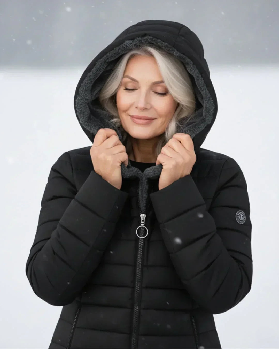 Olivia™ – Isolierte Winterjacke mit Sherpa-Kapuze