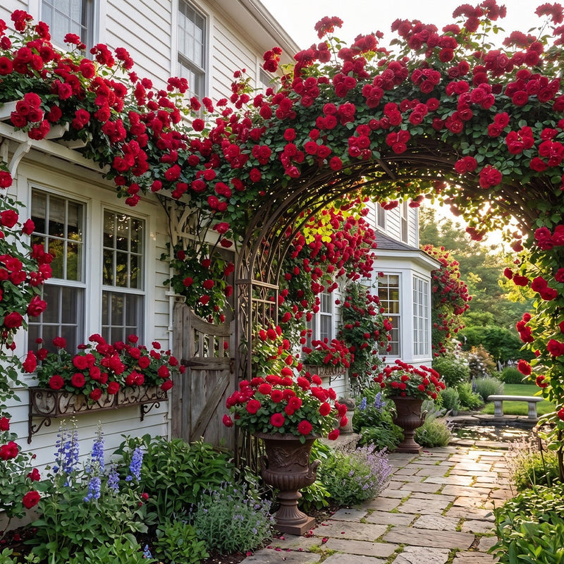 RoseCascade – Bulbos de Rosal Trepador Premium