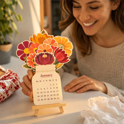 BloomDesk – Blühender Schreibtisch-Blumenkalender