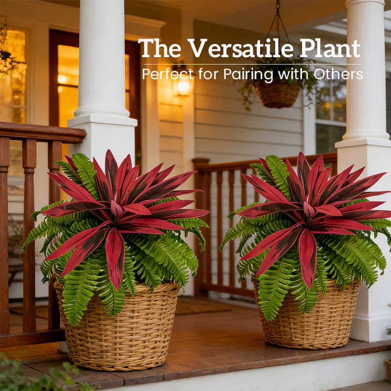 EverLeaf – Decoración Artificial Realista de Ti Plant