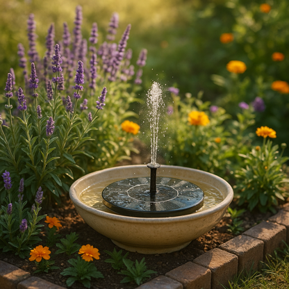 SunFlow – Fuente solar para jardín