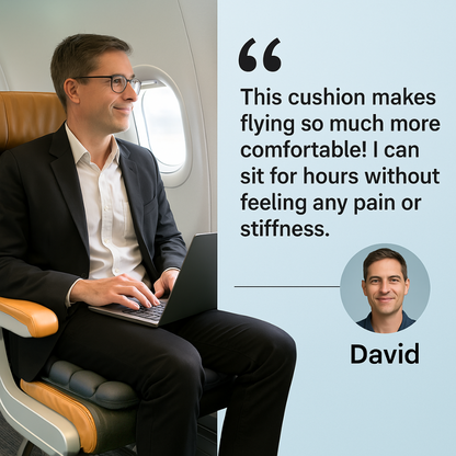 ComfortCore – Cojín de aire de viaje para mayor comodidad