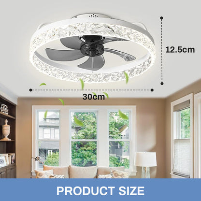 NightBreeze – Ventilador de techo silencioso con luz