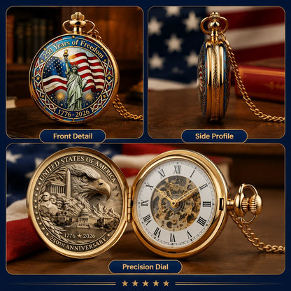 LibertyChrono – Reloj de Bolsillo 250 Aniversario de EE. UU.