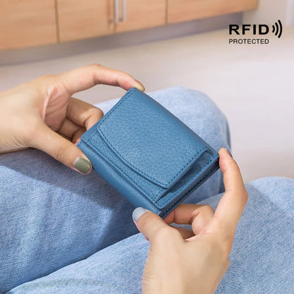 AuraVault – Premium-Lederbrieftasche mit RFID-Schutz