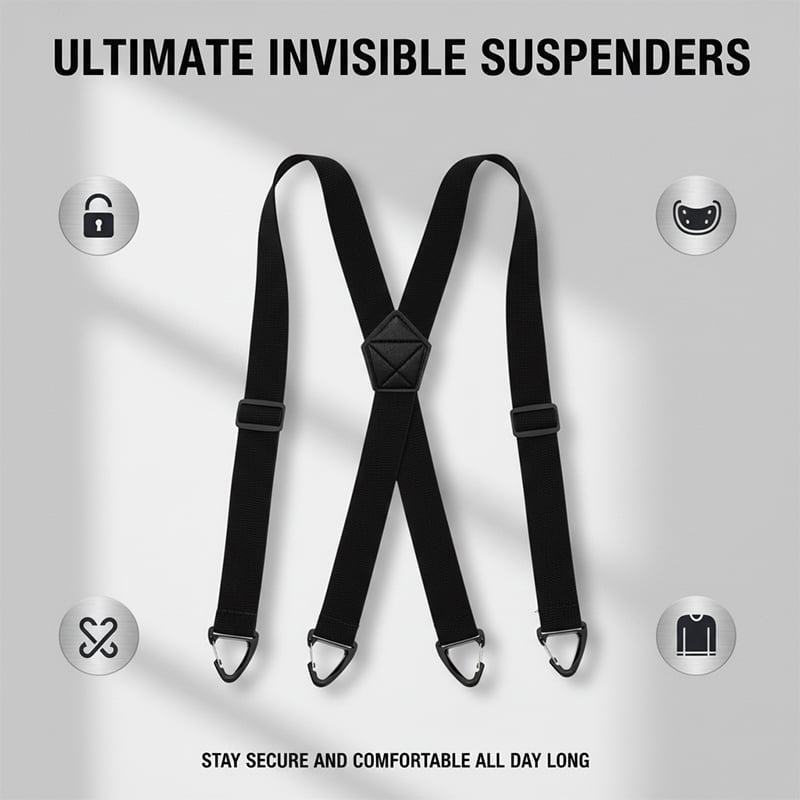LockFit Elite – Tirantes de 4 clips