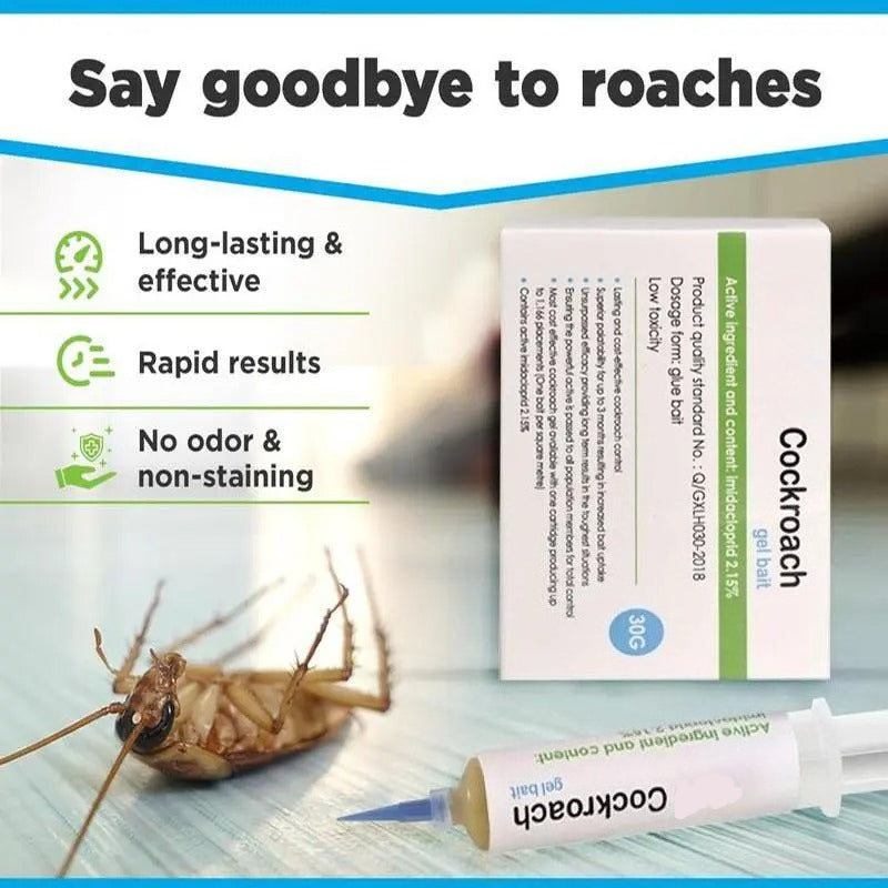 BugStrike – Gel Eliminador de Cucarachas Potente