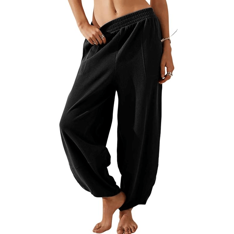 LuxeFlow – Pantalones Harén Palazzo de Pierna Ancha para Mujer