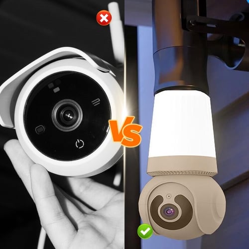LumiGuard – Cámara de seguridad inteligente inalámbrica con bombilla