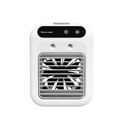 BreezeMist – Mini Ventilador Rociador Refrigerante