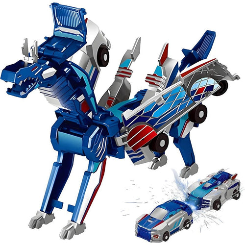 RoboDino – Juguete de coche y dinosaurio transformable 2 en 1