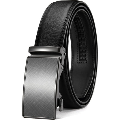 FlexFit – Cinturón de cuero con hebilla de carraca y microajuste