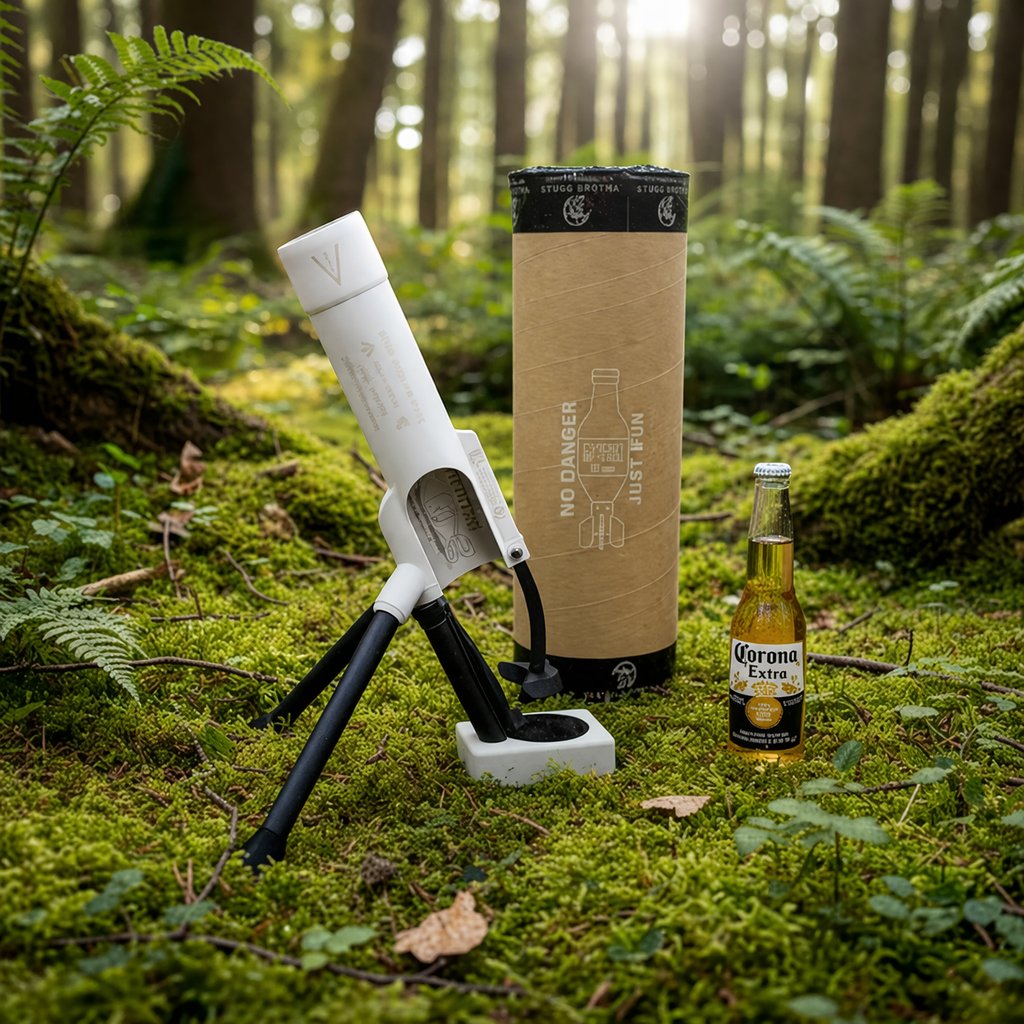 BottleCannon Elite – Lanzador Novedoso de Tapas