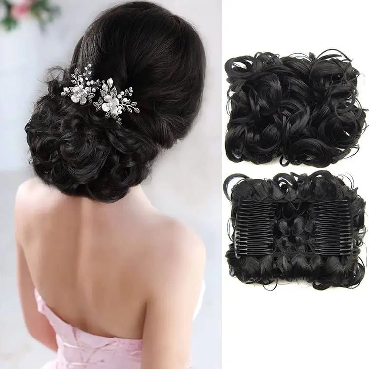 CurlNest – Moño Despeinado para un Estilo Chic Diario