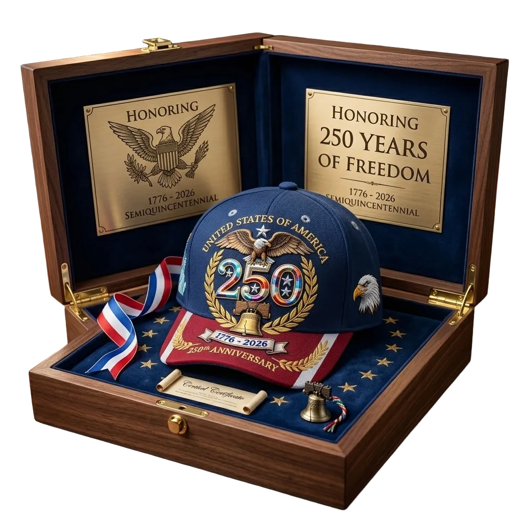 Liberty250 – Gorra Patriótica Edición Aniversario