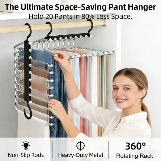 ClosetMax – 9-stufiger Hänge-Organizer für Hosen