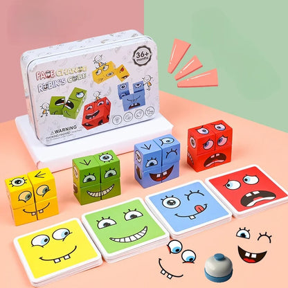 JollyShift – Rompecabezas 3D de Intercambio de Expresiones Festivas