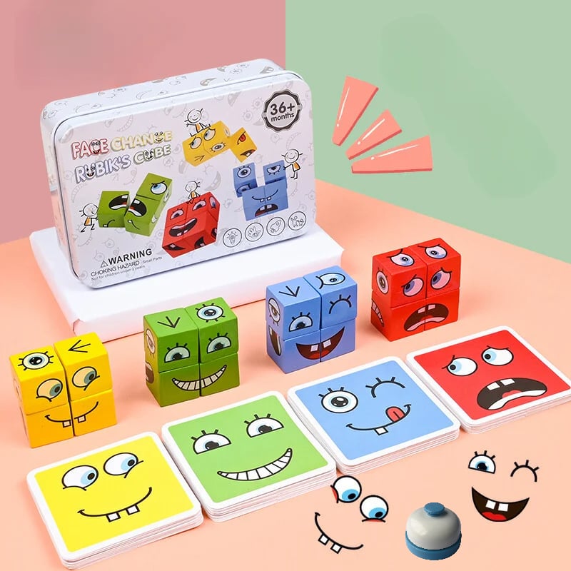 JollyShift – Rompecabezas 3D de Intercambio de Expresiones Festivas