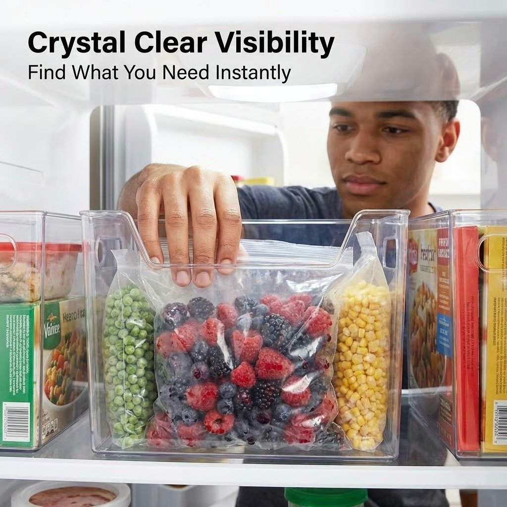 ClearStack – Platzsparende Gefrierschrank-Boxen